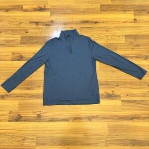 Banana Republic Blue Quarter-Zip Pullover